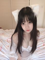 [Косплей] Sakurai Ningning-Little White Cat Lace Underwear