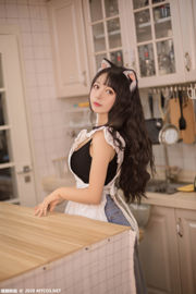 [Meow Sugar Movie] VOL.296 Черная кошка OvO Девушка-кошка на кухне