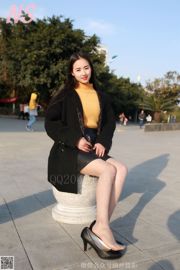 Lin Xiaoya "가죽 스커트와 돼지 비단"[나시 사진] NO.112