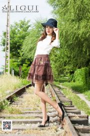 Model Sitong „Modne, piękne nogi i piękne zdjęcia na świeżym powietrzu” [丽 柜 Ligui]