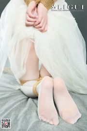 [丽 柜 Ligui] Modelo Tiantian "Vestido de noiva em renda"