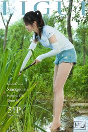 Modelo de pierna Xiao Ge "Pie de seda de pesca" [Ligui Liguil] Belleza de Internet