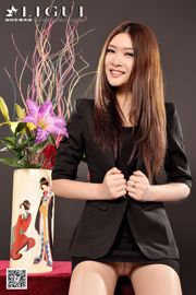 [丽 柜 贵 足 LiGui] Model Yoona "OL Professional Wear Silk Foot High Heels" Pełna kolekcja pięknych nóg i nefrytowych stóp