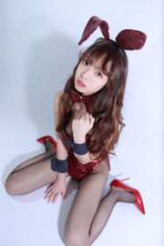 [Cosplay-Foto] Anime-Bloggerin Wenmei - Hasenmädchen am Neujahrstag