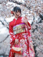[COS Welfare] Hane Ame Rain Wave - Красное кимоно