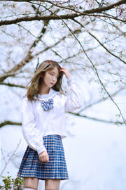 【福祉COS】かわいい女の子Fushii_Haitang-桜の下